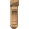 Ekena Millwork Merced Arts and Crafts Rough Sawn Bracket w/ Offset Brace, Western Red Cedar, 6"W x 18"D x 22"H BKT0604X18X22MRC03RWR - alternate 2